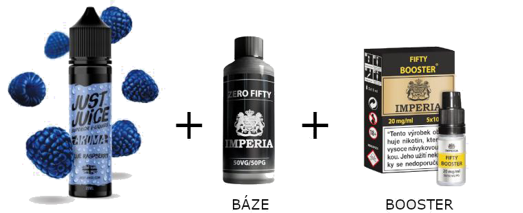 miešanie beznikotínového e-liquidu shake and vape